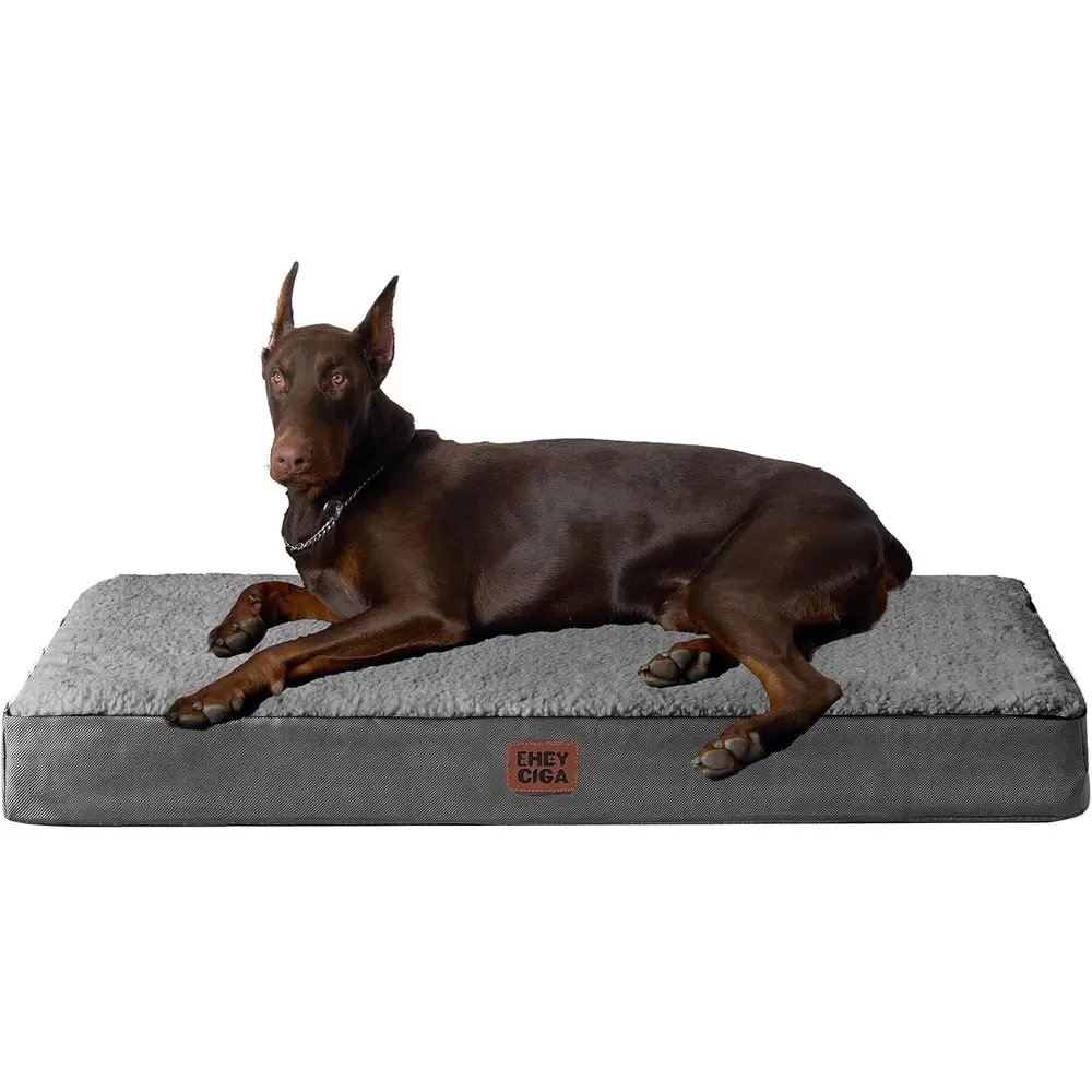 XXL Orthopedic Dog Bed - Jumbo Size with Removable Grey Cover, 47x29
XXL Orthopedic Dog Bed - Jumbo Size with Removable Grey Cover, 47x29