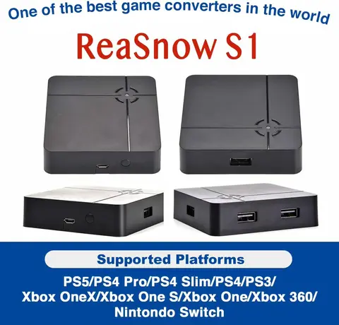 ReaSnow S1 adapter for PS5/PS4/PS3/Xbox Series X|S/Xbox One/XBox 360/NS Switch/PC (P5MATE) in stock
