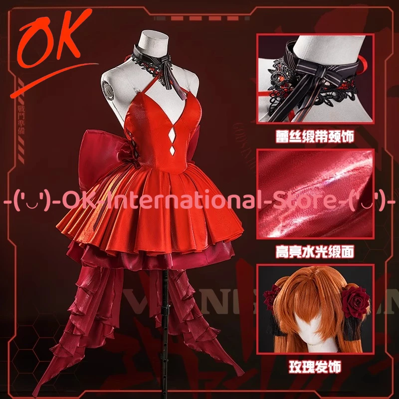 Asuka Langley Soryu Goddess Collaboration Cosplay Costume Anime Game Character Outfit Halloween Carnival Party Uniform Suit
Asuka Langley Soryu Goddess Collaboration Cosplay Costume Anime Game Character Outfit Halloween Carnival Party Uniform Suit