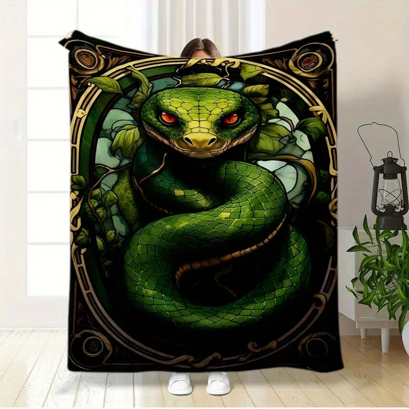 Cozy Serpent Pattern Flannel Throw Blanket - Versatile for Sofa, Bed, Office, and Travel - Durable All-Season Gift
Cozy Serpent Pattern Flannel Throw Blanket - Versatile for Sofa, Bed, Office, and Travel - Durable All-Season Gift