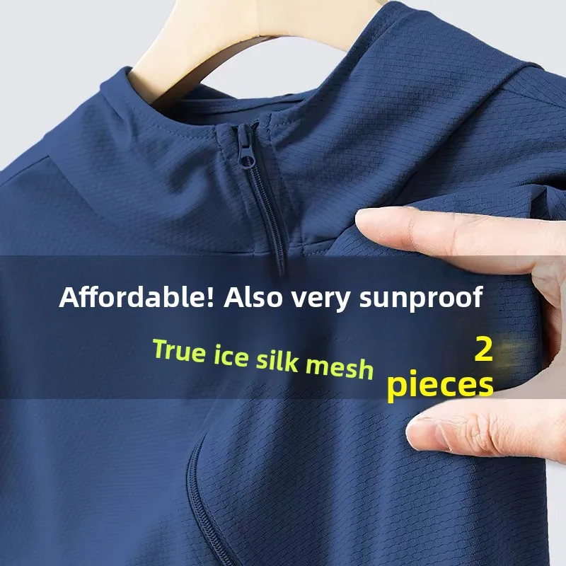 2025 New Ice Silk Hat Men's Summer Quick Dry Breathable UV Protection Outdoor Clothing UPF50+ Hat Design Fashionable Loose Fit
2025 New Ice Silk Hat Men's Summer Quick Dry Breathable UV Protection Outdoor Clothing UPF50+ Hat Design Fashionable Loose Fit