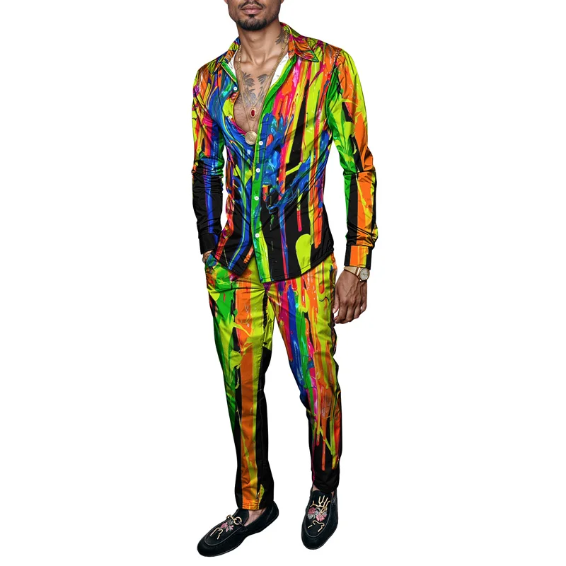 Spring And Autum Splash Ink 3D Print Men Harajuku Clothing Suits Tracksuit Long Sleeve Shirt Long Pants Two Piece Sets Clothing
Spring And Autum Splash Ink 3D Print Men Harajuku Clothing Suits Tracksuit Long Sleeve Shirt Long Pants Two Piece Sets Clothing