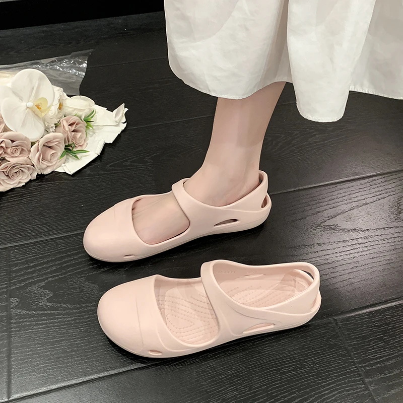 Women's EVA Yoga Shoes Solid Color Closed Toe Sandals Summer Lightweight Non-slip Ladies' Flat Shoes Casual Walking Footwears
Women's EVA Yoga Shoes Solid Color Closed Toe Sandals Summer Lightweight Non-slip Ladies' Flat Shoes Casual Walking Footwears