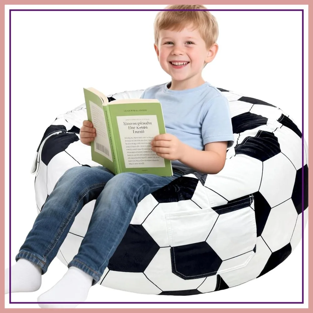Memory Foam Bean Bag Chair, Large 27" D x 16" H Floor Lounger, Washable Velvet Cover with Inner Liner, for Gaming and Reading
Memory Foam Bean Bag Chair, Large 27" D x 16" H Floor Lounger, Washable Velvet Cover with Inner Liner, for Gaming and Reading
