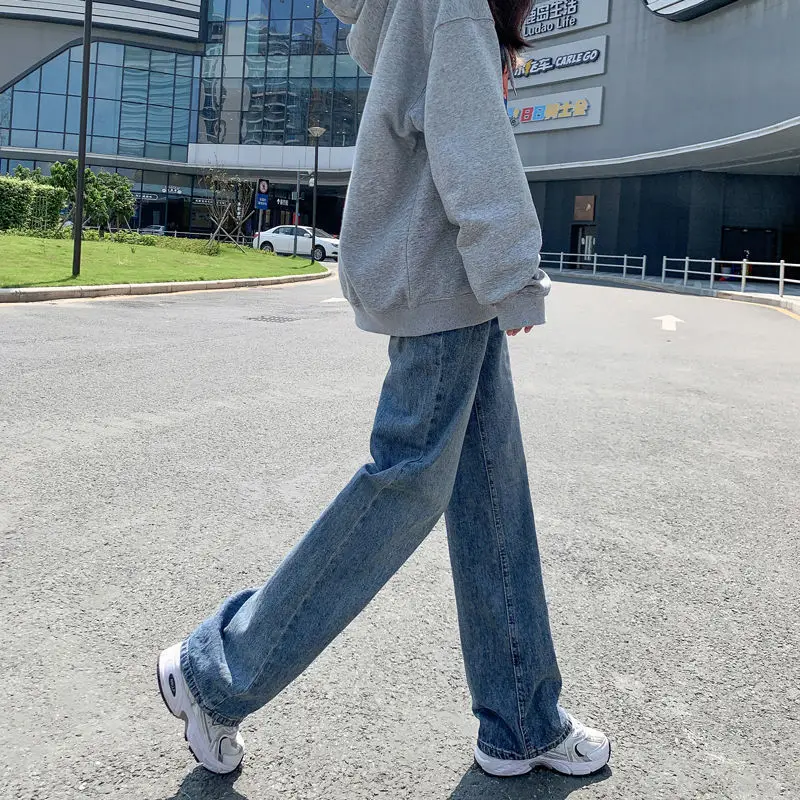 Summer Women Jeans High Waist Vintage Straight Wide Leg Baggy Denim Pants Streetwear Spring Fashion Comfor Denim Trousers U367
Summer Women Jeans High Waist Vintage Straight Wide Leg Baggy Denim Pants Streetwear Spring Fashion Comfor Denim Trousers U367