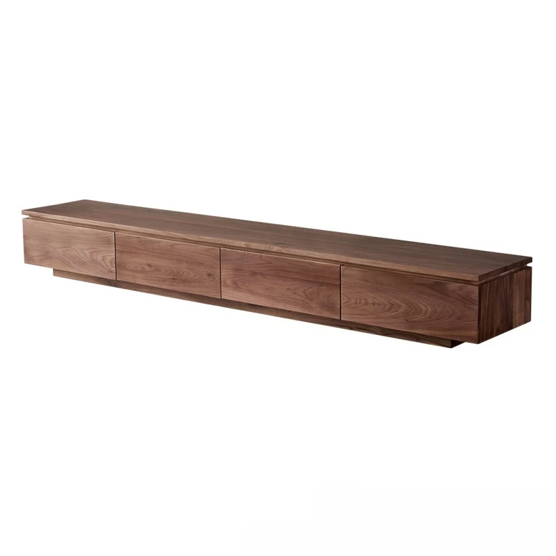 Black walnut TV cabinet Cherry wood light luxury small apartment living room TV cabinet simple and modern floor
Black walnut TV cabinet Cherry wood light luxury small apartment living room TV cabinet simple and modern floor
