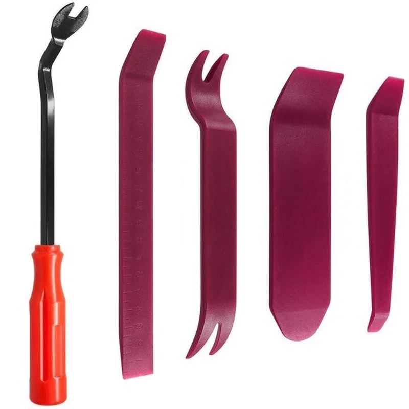Auto Door Clip Panel Trim Removal Tools Kits Car Interior Seesaw Conversion Repairing Tool Navigation Blades Disassembly Plastic
Auto Door Clip Panel Trim Removal Tools Kits Car Interior Seesaw Conversion Repairing Tool Navigation Blades Disassembly Plastic
