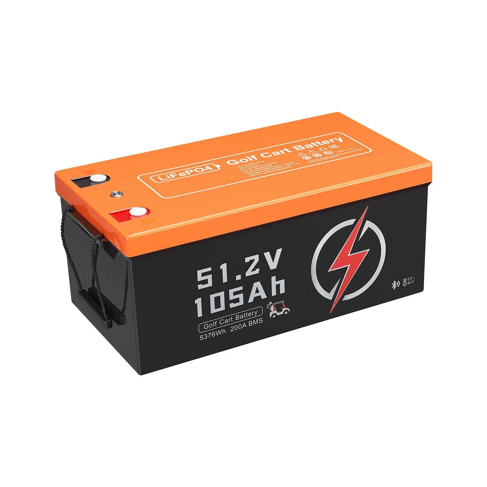 48V 105Ah Golf Cart Lithium Battery with 20A Charger LCD & 4000+ Cycle Model D0100XUYDXA for Golf Trolleys
48V 105Ah Golf Cart Lithium Battery with 20A Charger LCD & 4000+ Cycle Model D0100XUYDXA for Golf Trolleys