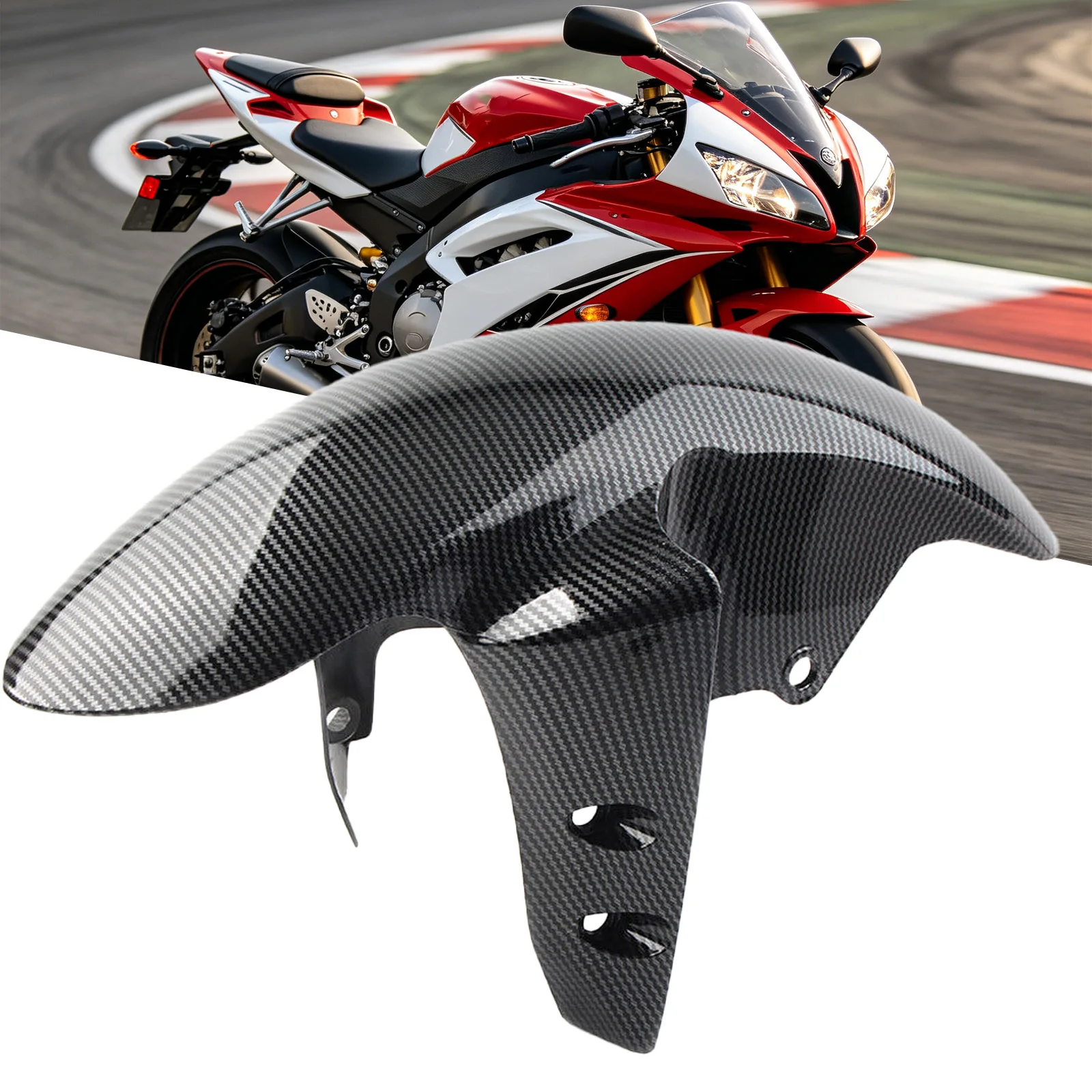 Для мотоциклов Yamaha YZF R1 2002-2008, R6 2005, FAZER FZ8 2011-2013, FZ1 2005-2008: переднее крыло, брызговик, защита от грязи
Для мотоциклов Yamaha YZF R1 2002-2008, R6 2005, FAZER FZ8 2011-2013, FZ1 2005-2008: переднее крыло, брызговик, защита от грязи