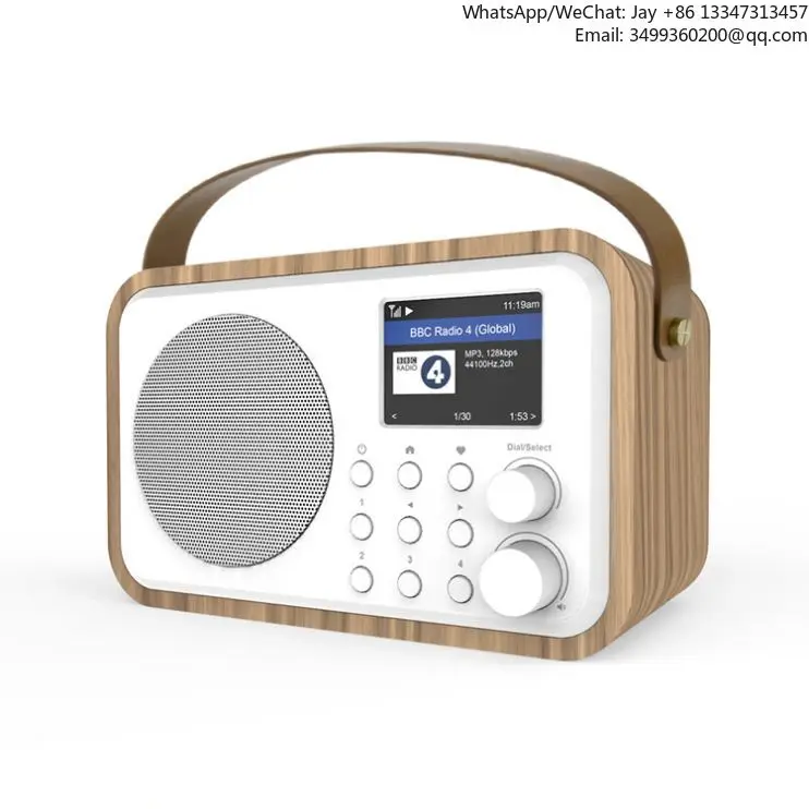 Портативное радио DB-336 с поддержкой DAB, DAB+ и FM, встроенным аккумулятором, перезаряжаемое, с ручкой.
Портативное радио DB-336 с поддержкой DAB, DAB+ и FM, встроенным аккумулятором, перезаряжаемое, с ручкой.