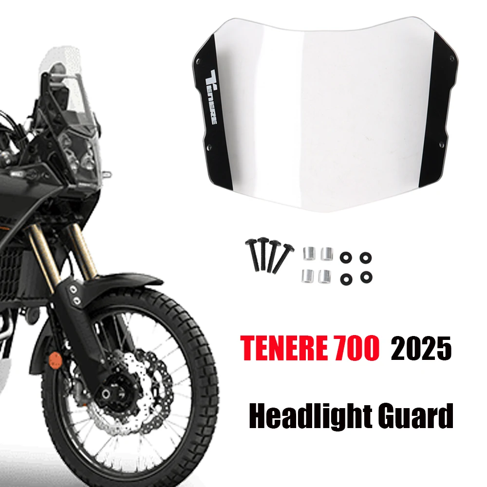 For YAMAHA TENERE 700 Headlight Guard Kits Transparent&Smoky 2025 Lampshade TENERE700 T7 Motorcycle Head Light Protection Covers 
For YAMAHA TENERE 700 Headlight Guard Kits Transparent&Smoky 2025 Lampshade TENERE700 T7 Motorcycle Head Light Protection Covers