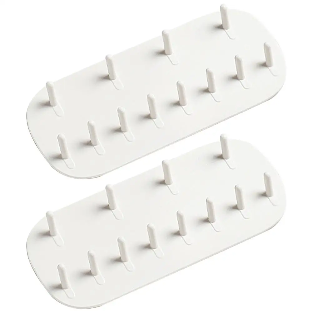 2Pcs Jewelry Storage Hanger White Necklace Earring Organizer Wall Mount Adhesive Display Home Decor Bracelet Holder
2Pcs Jewelry Storage Hanger White Necklace Earring Organizer Wall Mount Adhesive Display Home Decor Bracelet Holder