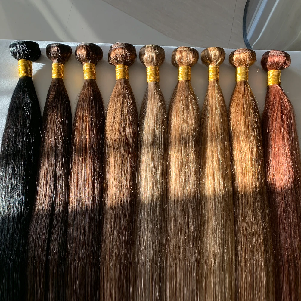 Brazilian Human Hair Weave Bundles Brown Straight Colored Human Hair Bundles Remy Burgundy Red Human Hair Extensions ESTRELLA
Brazilian Human Hair Weave Bundles Brown Straight Colored Human Hair Bundles Remy Burgundy Red Human Hair Extensions ESTRELLA
