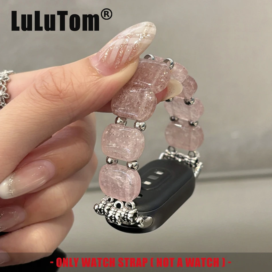 Хрустальный ремешок для Xiaomi Mi Band 10 9 8 Miband 8Pro 9Pro, модный энергетический целебный камень, ремешок для часов, браслет из бисера с драгоценными камнями, браслет
Хрустальный ремешок для Xiaomi Mi Band 10 9 8 Miband 8Pro 9Pro, модный энергетический целебный камень, ремешок для часов, браслет из бисера с драгоценными камнями, браслет