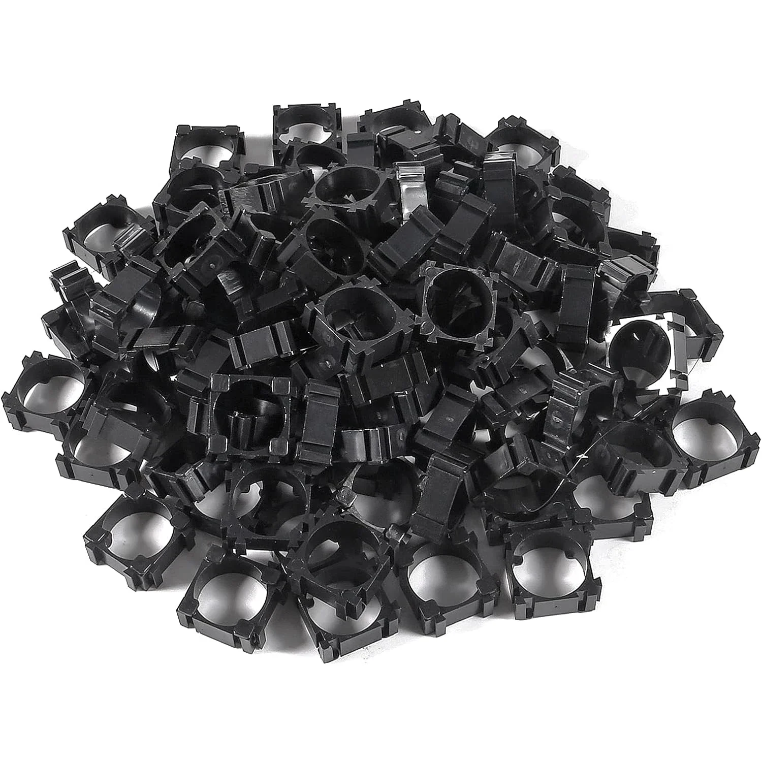 100Pcs 18650 Lithium Battery Holder, Plastic Battery Pack Bracket Cylindrical Cell Battery Stand Cell Spacer for DIY Fixed Batte
100Pcs 18650 Lithium Battery Holder, Plastic Battery Pack Bracket Cylindrical Cell Battery Stand Cell Spacer for DIY Fixed Batte