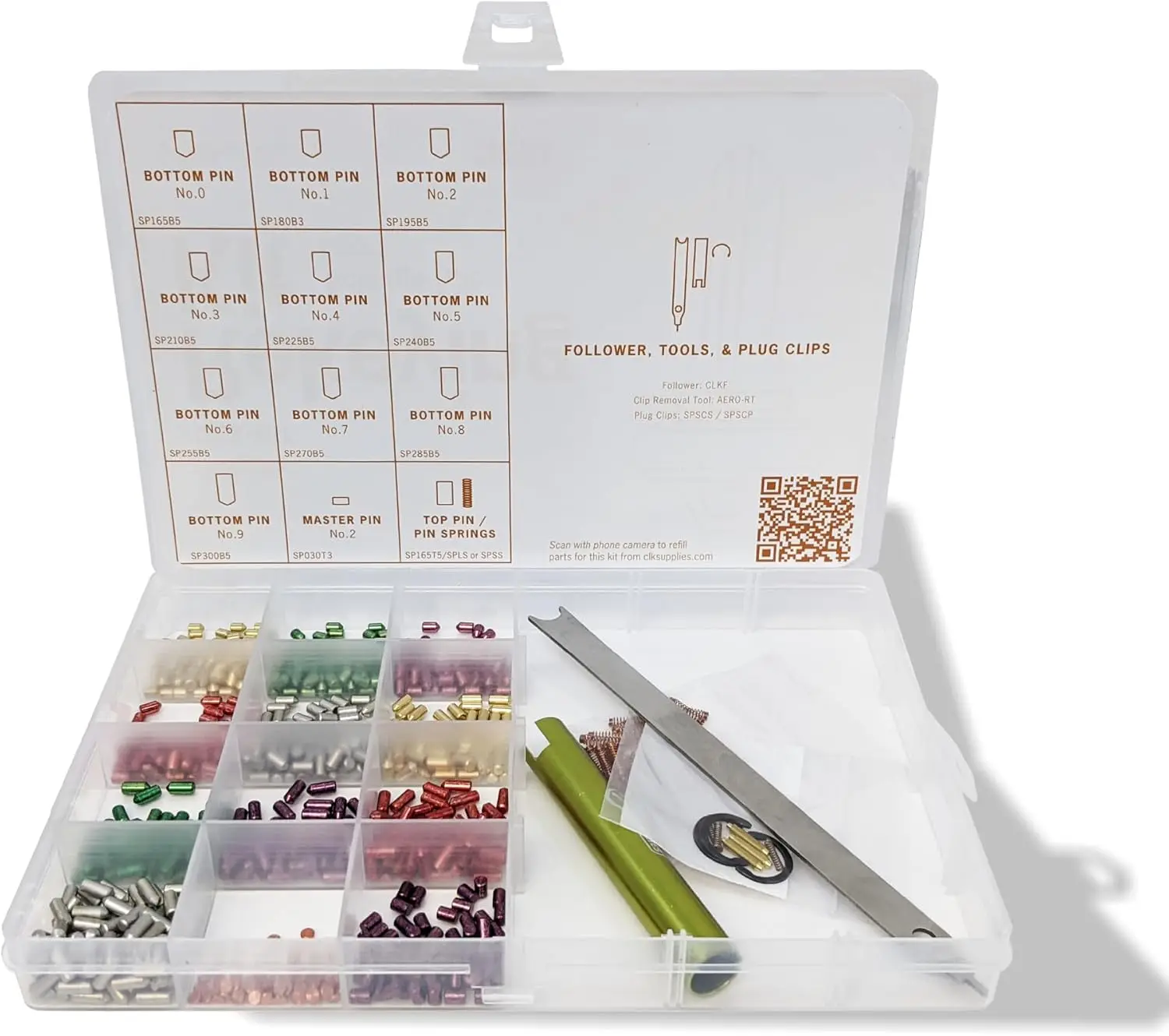 Complete Lock Rekeying Kit with 50 Master, Bottom, Top Pins and Springs for Easy Security Updates
Complete Lock Rekeying Kit with 50 Master, Bottom, Top Pins and Springs for Easy Security Updates