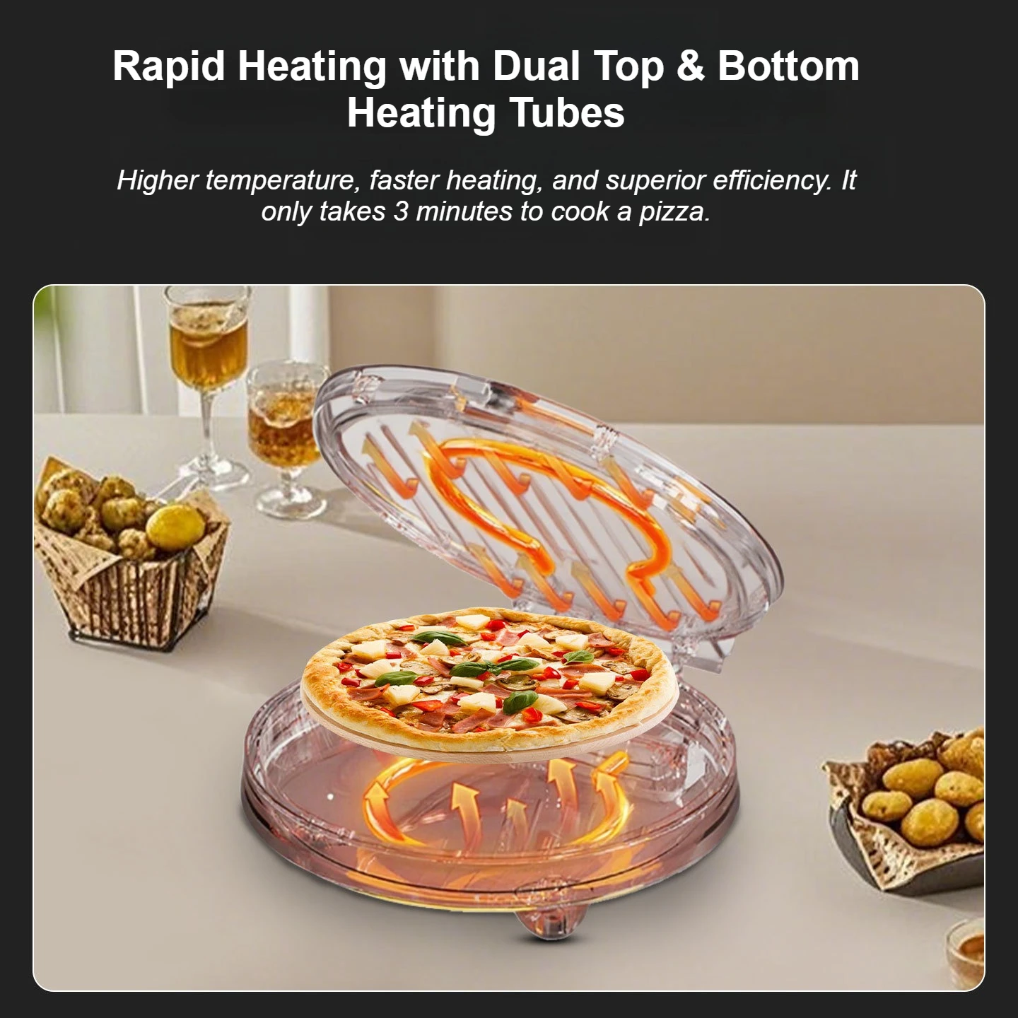 New Multifunctional High-Power Pizza Maker, Household & Commercial All-in-One Grill
New Multifunctional High-Power Pizza Maker, Household & Commercial All-in-One Grill