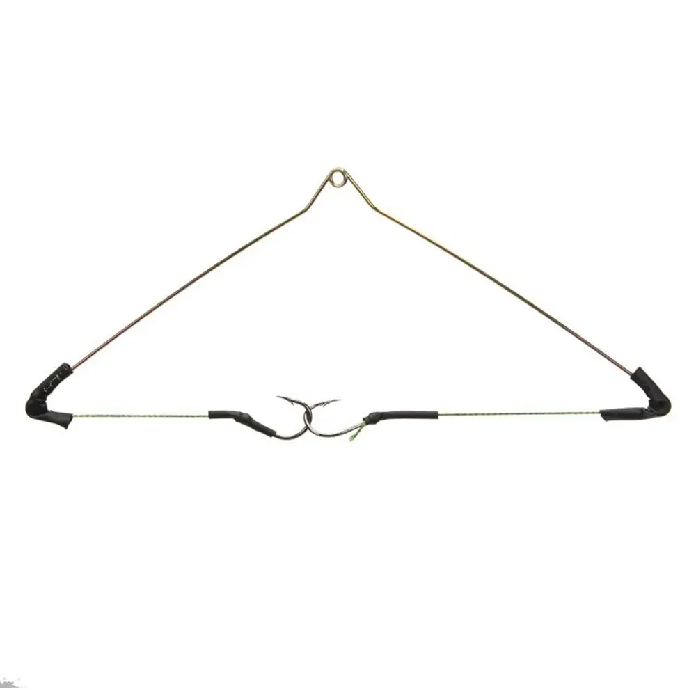 New 2 Hooks Fishing Line Space Bifurcation Eight Type Portable Contactor Device Line Swivel Tool Tying Tool
New 2 Hooks Fishing Line Space Bifurcation Eight Type Portable Contactor Device Line Swivel Tool Tying Tool