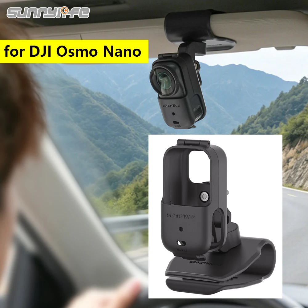 Sunnylife Car Sun Visor Mount for DJI Osmo Nano Camera Quick Release Clip Mount Rotatable Stand Holder Action Camera Accessories
Sunnylife Car Sun Visor Mount for DJI Osmo Nano Camera Quick Release Clip Mount Rotatable Stand Holder Action Camera Accessories