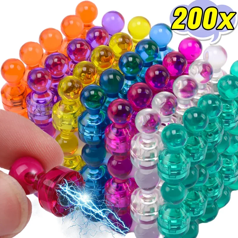 Mini Strong Magnets Fridge Pushpin Colorful Neodymium Magnetic Push Pins Whiteboard Refrigerator Sticker Home Office Supplies
Mini Strong Magnets Fridge Pushpin Colorful Neodymium Magnetic Push Pins Whiteboard Refrigerator Sticker Home Office Supplies