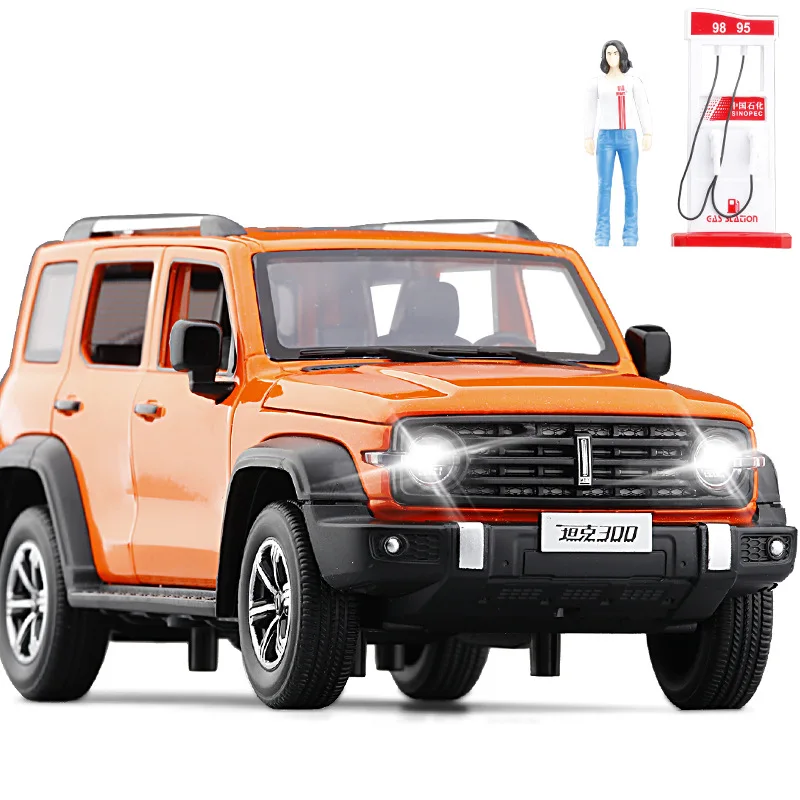 Exquisite 1:24 alloy pull back tank 300 car model,6 door off-road car toy,simulation sound and light,hot sale free shipping
Exquisite 1:24 alloy pull back tank 300 car model,6 door off-road car toy,simulation sound and light,hot sale free shipping