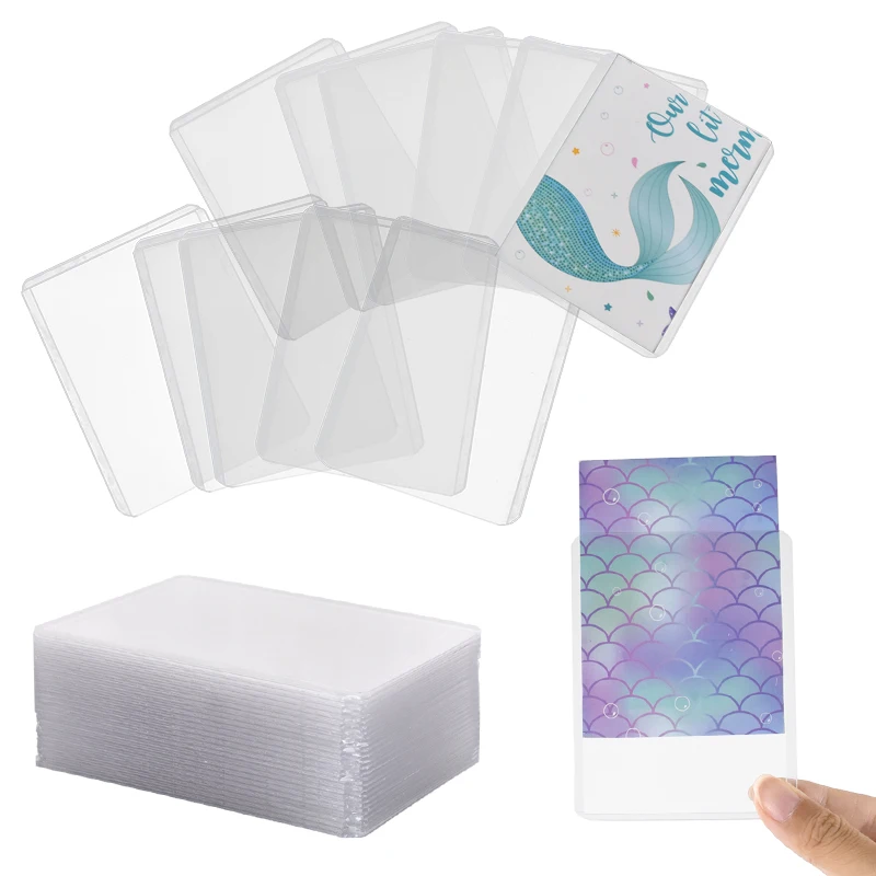 10PCS Transparent Plastic Card Sleeves Photo Card Case Organizer Postcard Collect Book Stationar Label Protective Cards Holder
10PCS Transparent Plastic Card Sleeves Photo Card Case Organizer Postcard Collect Book Stationar Label Protective Cards Holder