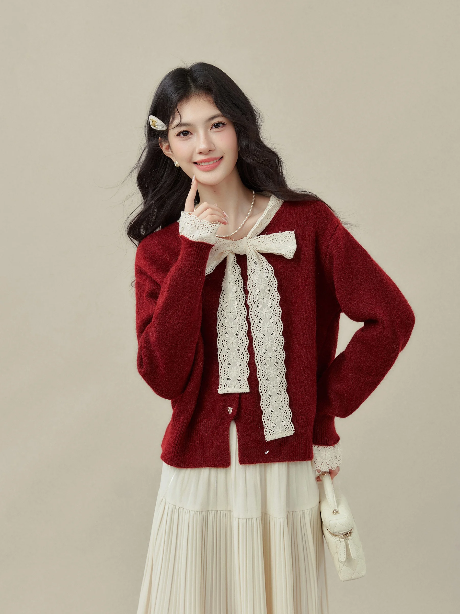 Red Knot Sweater Coat for Plump Women Casual Sle Long Sve Regular Length Single Button Closure Inner Wear
Red Knot Sweater Coat for Plump Women Casual Sle Long Sve Regular Length Single Button Closure Inner Wear