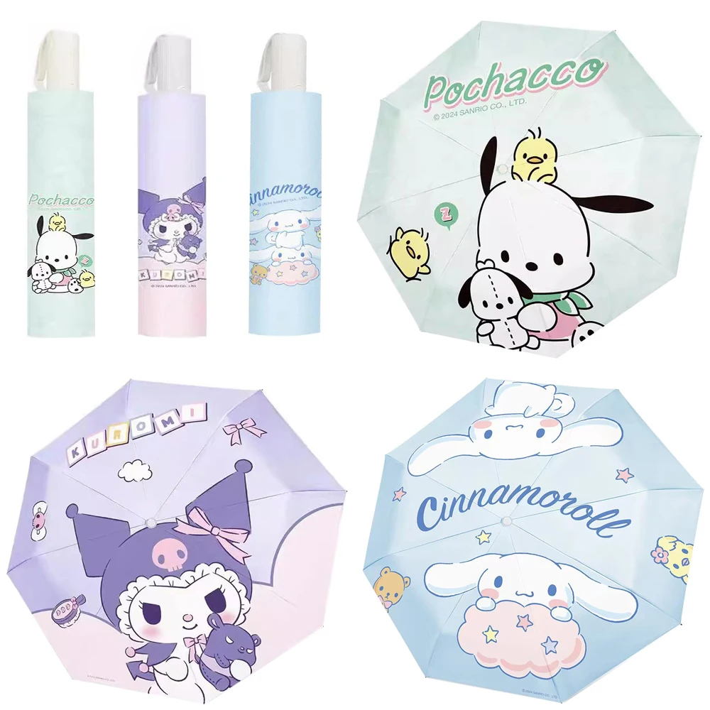 Japanese Cartoon Cute Anime Triple Fold Automatic Umbrellas Men Women Sun Protection Ultraviolet Rain Dual-purpose Sun Umbrella
Japanese Cartoon Cute Anime Triple Fold Automatic Umbrellas Men Women Sun Protection Ultraviolet Rain Dual-purpose Sun Umbrella