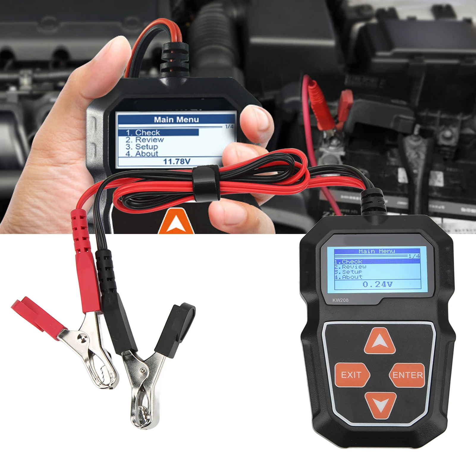 12V Car Battery Load Tester Digital Auto Battery Analyzer Automotive Alternator Tester for Truck SUV
12V Car Battery Load Tester Digital Auto Battery Analyzer Automotive Alternator Tester for Truck SUV