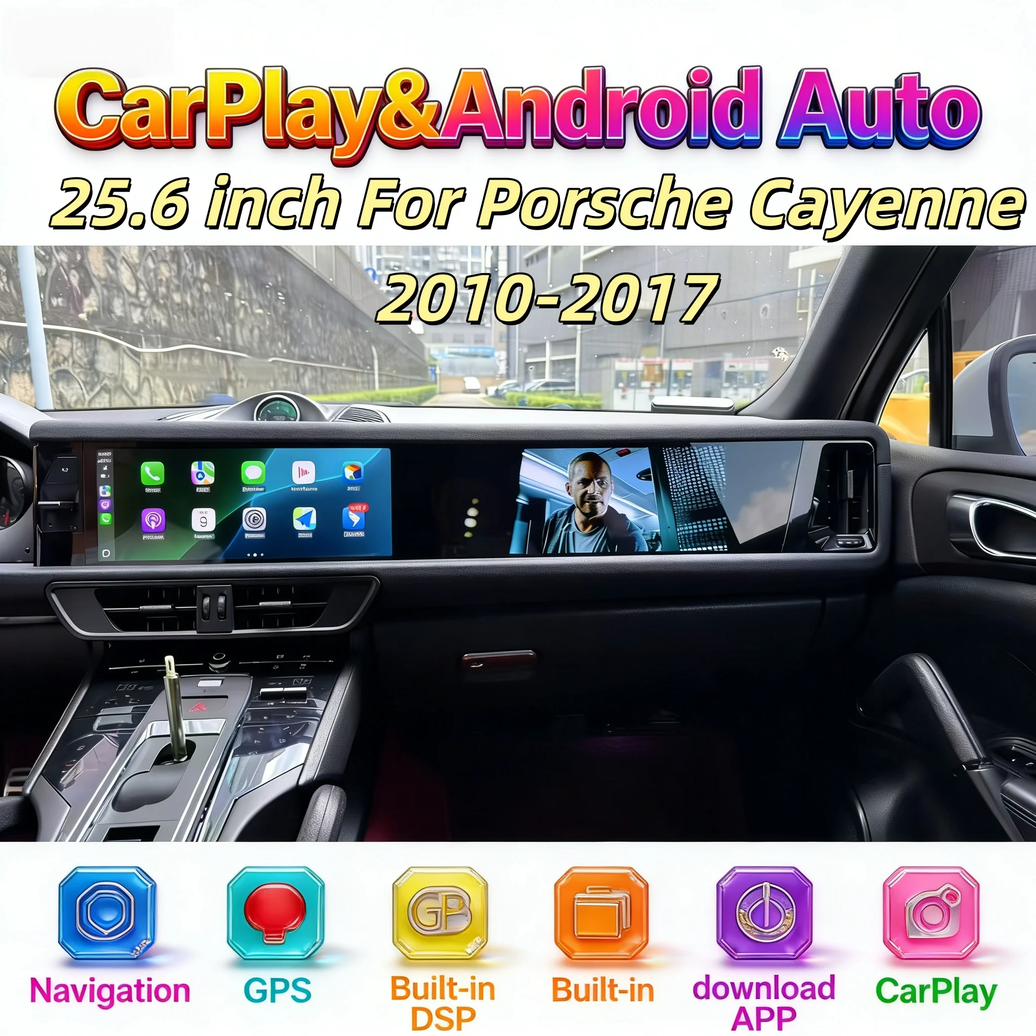 Мультимедийное игровое радио CarPlay Qualcomm для Porsche Cayenne 2010-2017 Android GPS-навигация, головное устройство, авто стерео экран 4K
Мультимедийное игровое радио CarPlay Qualcomm для Porsche Cayenne 2010-2017 Android GPS-навигация, головное устройство, авто стерео экран 4K