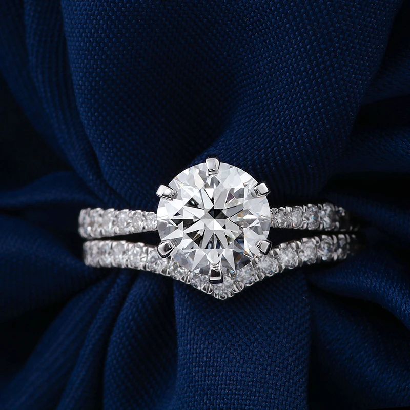 Provence 10K solid gold wedding ring set 1.5CT lab diamond engagement rings for wemon classic bridal rings custom jewelry set
Provence 10K solid gold wedding ring set 1.5CT lab diamond engagement rings for wemon classic bridal rings custom jewelry set