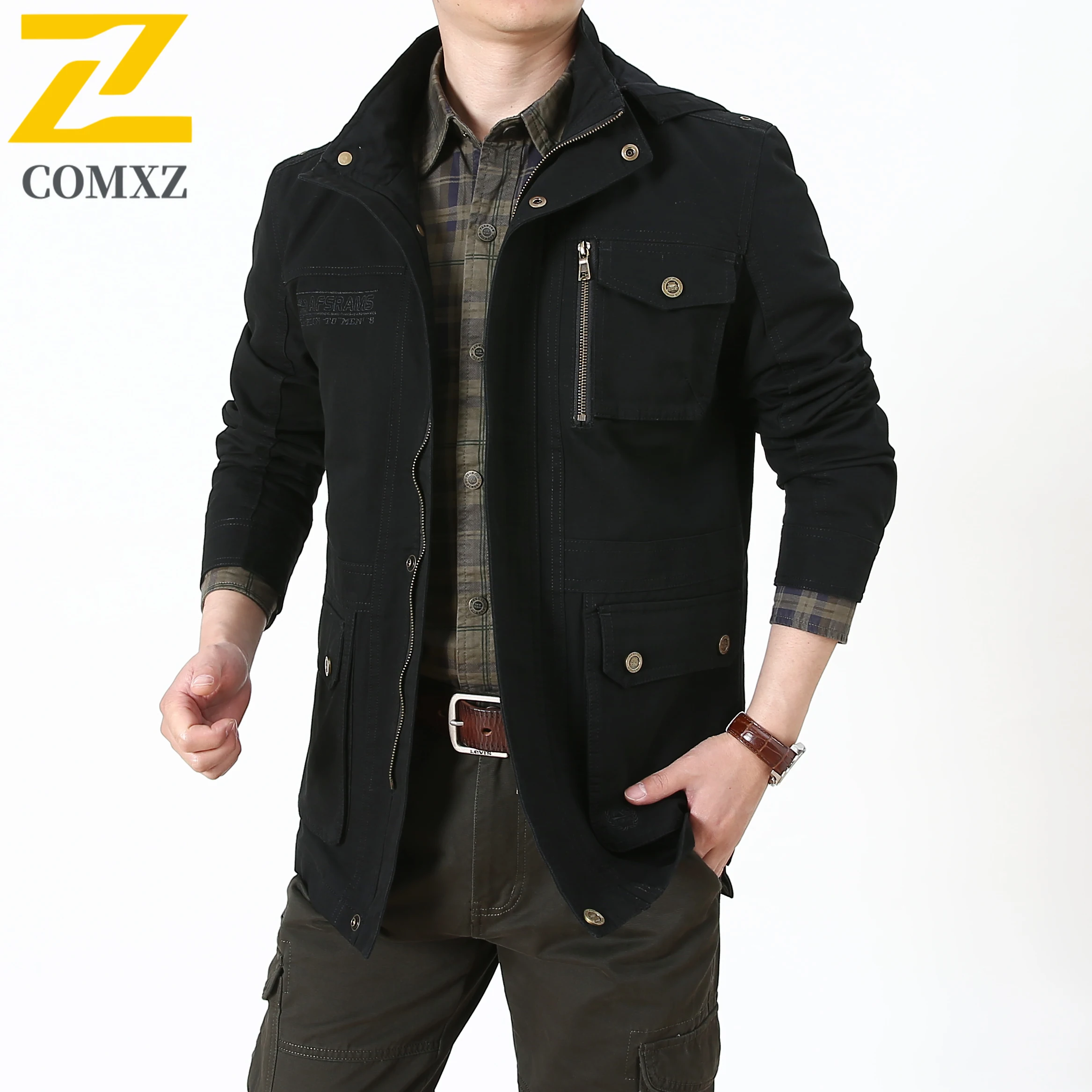 2025 Spring Autumn Jacket Men Outdoor Retro Detachable Hooded Windproof Jacket Men's Clothing Mid-length Work Pocket Trench Coat
2025 Spring Autumn Jacket Men Outdoor Retro Detachable Hooded Windproof Jacket Men's Clothing Mid-length Work Pocket Trench Coat