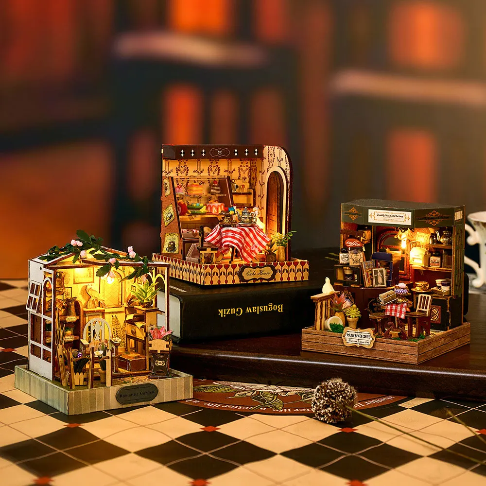 Vintage Style DIY Cottage Wooden Miniature Building Kits Doll Houses Assembling Model Kids Toy Birthday Gift Decorative HG151
Vintage Style DIY Cottage Wooden Miniature Building Kits Doll Houses Assembling Model Kids Toy Birthday Gift Decorative HG151