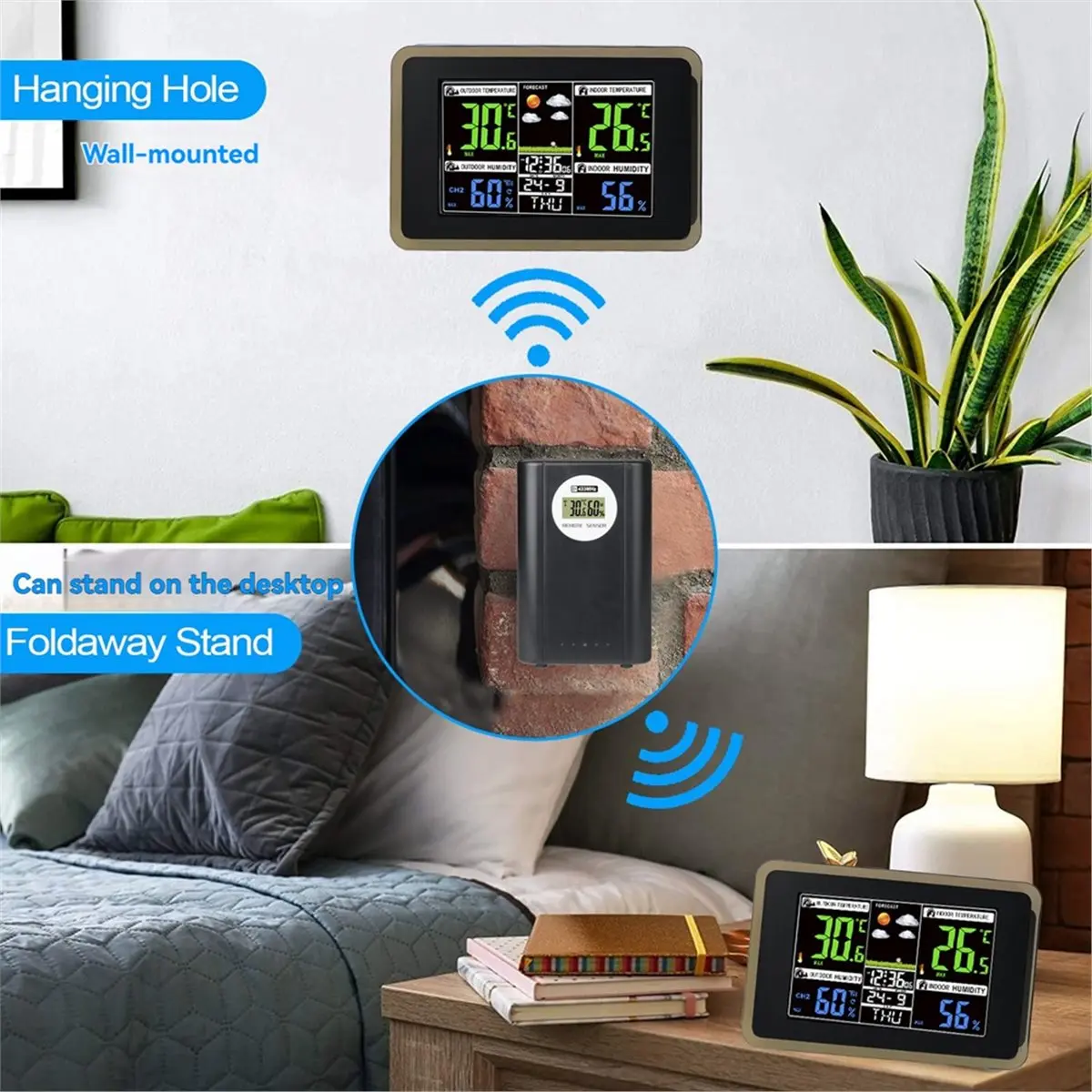 2026 New Weather Station Digital Clock Thermometer Hygrometer Weather Forecast Wireless Touch Screen Weather Monitoring
2026 New Weather Station Digital Clock Thermometer Hygrometer Weather Forecast Wireless Touch Screen Weather Monitoring