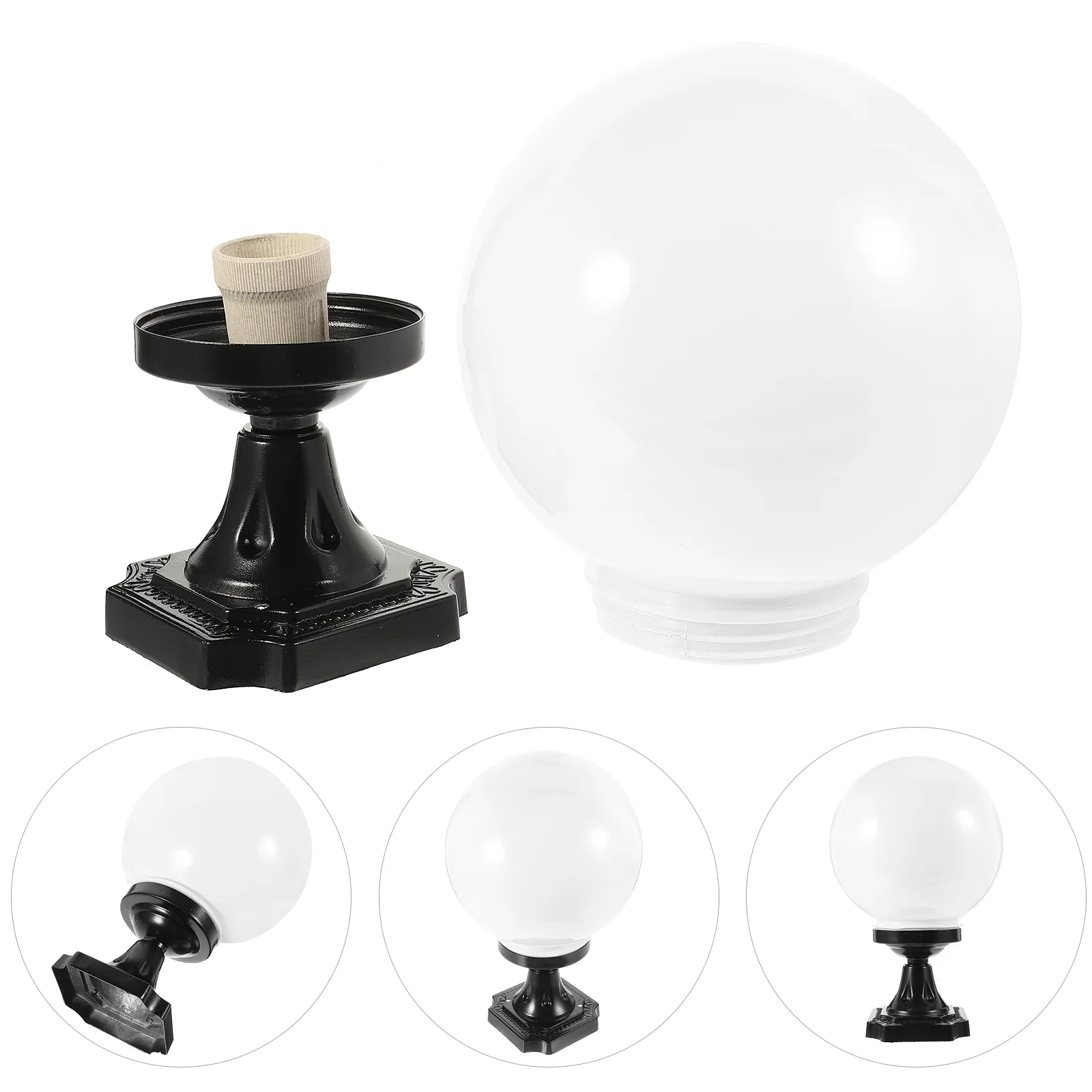 Lamps Garden Globe Lampshade Pendant Light Wall Replacement Round Decoration White Aluminum
Lamps Garden Globe Lampshade Pendant Light Wall Replacement Round Decoration White Aluminum