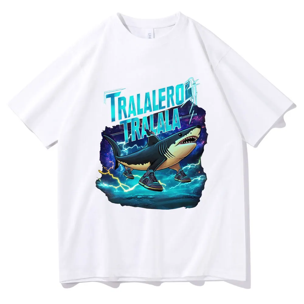 Tralalero Tralala Funny Shark with Shoes Meme Tshirt Summer Male Fashion Oversized T-shirt Hilarious Brain Rot Humor T Shirts
Tralalero Tralala Funny Shark with Shoes Meme Tshirt Summer Male Fashion Oversized T-shirt Hilarious Brain Rot Humor T Shirts
