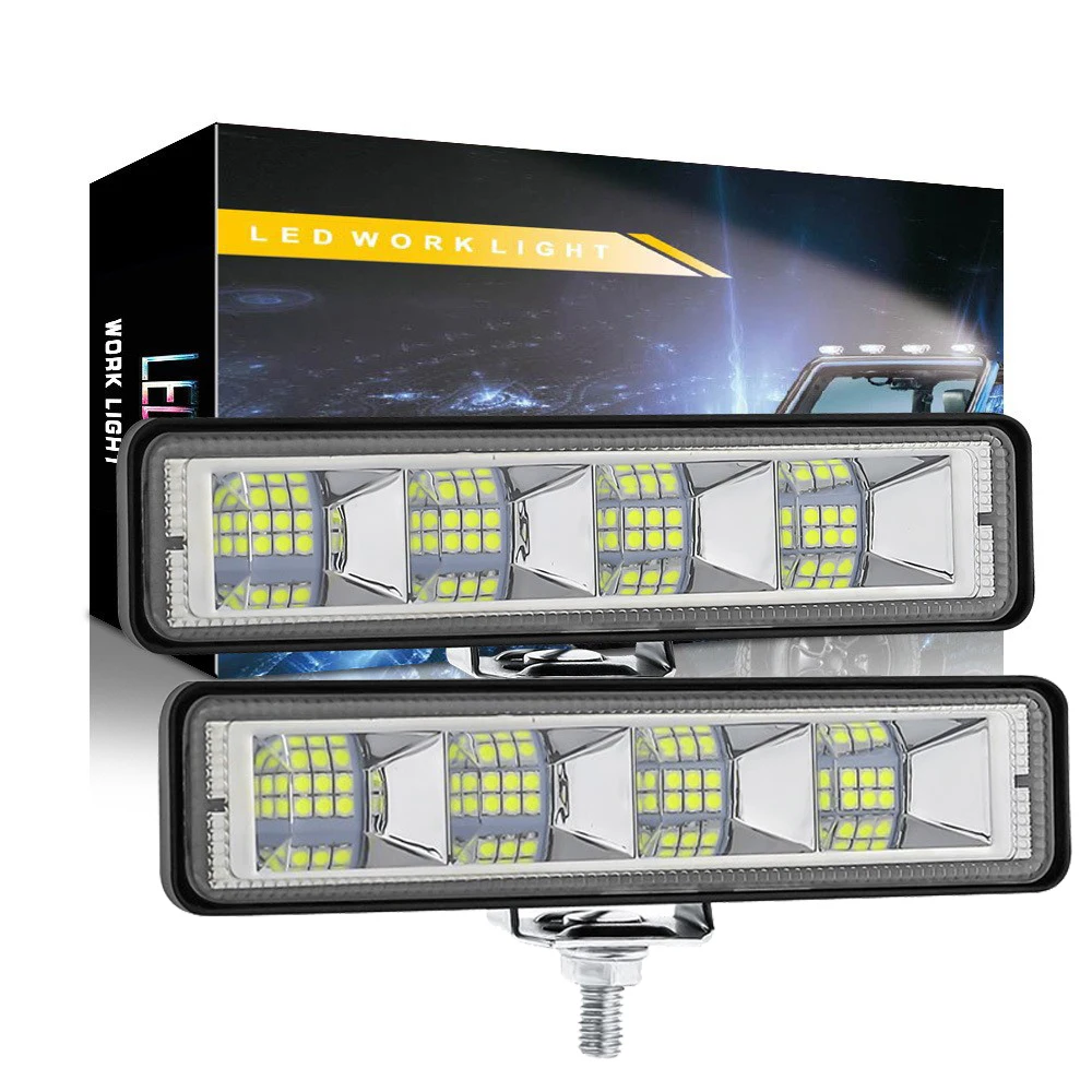 2/4pcs 72W Car Work Light LED Bar 4x4 24 LED Worklight Bar Offroad SUV ATV Tractor Boat Trucks Excavator 9-30V led Combo Beam
2/4pcs 72W Car Work Light LED Bar 4x4 24 LED Worklight Bar Offroad SUV ATV Tractor Boat Trucks Excavator 9-30V led Combo Beam