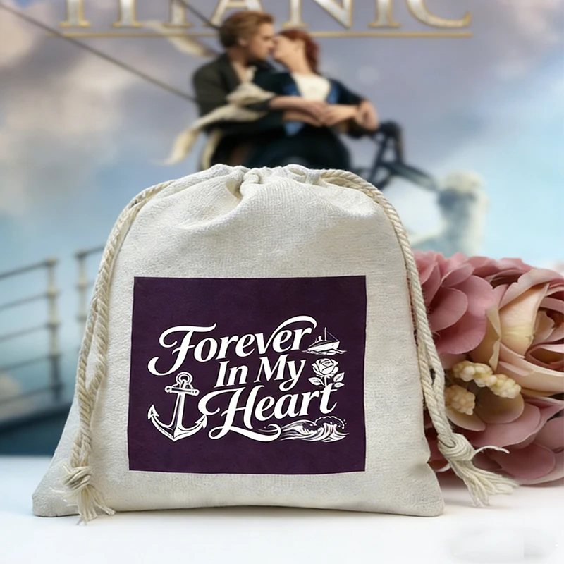 Valentine's Day Gifts Forever In My Heart Bag package Wedding Jewelry Candy Favor Makeup Jute DrawstringPackaging Bags Pouches
Valentine's Day Gifts Forever In My Heart Bag package Wedding Jewelry Candy Favor Makeup Jute DrawstringPackaging Bags Pouches