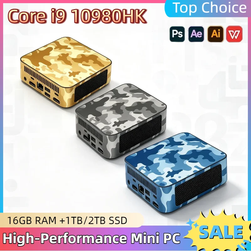 Portable Intel Core i9 10980HK Ultra Thin Mini Pocket PC Office Desktop PC 16GB DDR4 RAM 1TB 2TB SSD WiFi6 BT5.2 4K Resolution
Portable Intel Core i9 10980HK Ultra Thin Mini Pocket PC Office Desktop PC 16GB DDR4 RAM 1TB 2TB SSD WiFi6 BT5.2 4K Resolution
