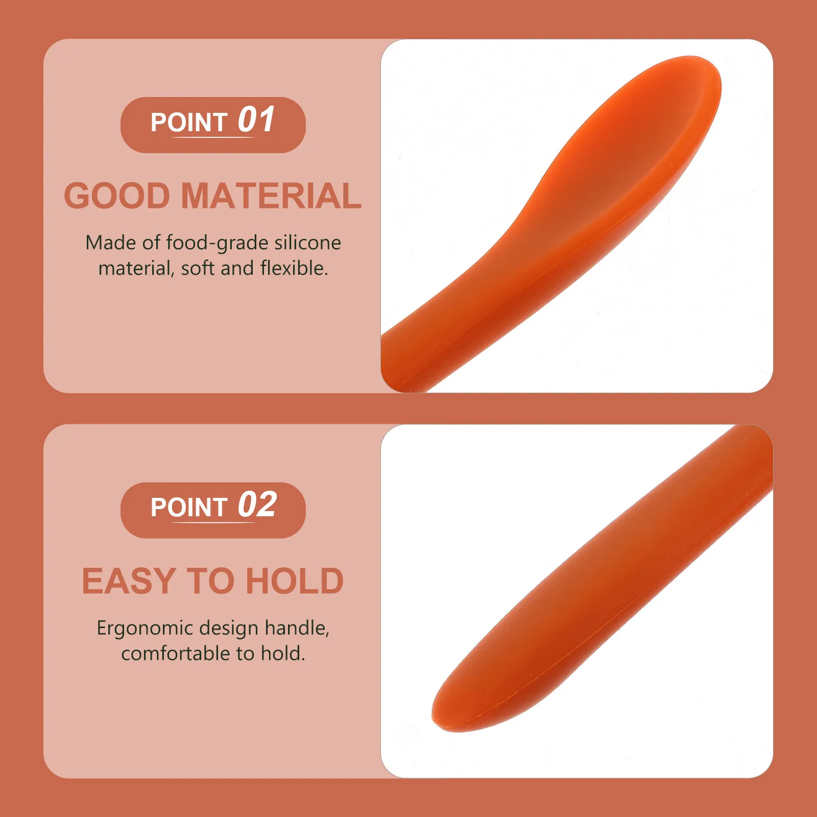 4Pcs Silicone Baby Feeding Spoons Soft Flexible Feeding Training Scoops Toddler Tableware Fruit Puree Baby Supplies
4Pcs Silicone Baby Feeding Spoons Soft Flexible Feeding Training Scoops Toddler Tableware Fruit Puree Baby Supplies