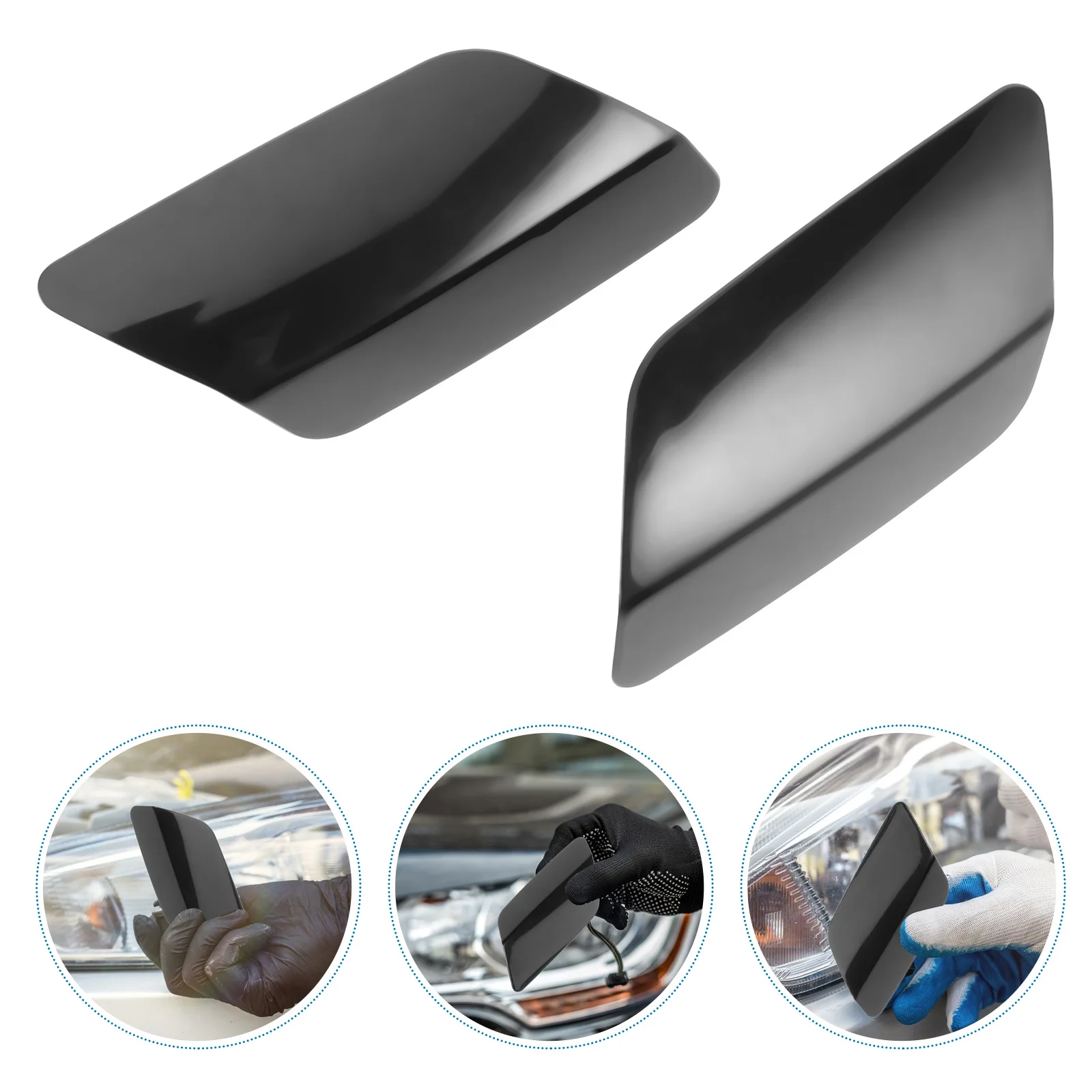 2Pcs Headlight Washer Cover Cap Easy Install Plastic Metal Car Part Replacement Headlight Washer Nozzle Cover Car Supply
2Pcs Headlight Washer Cover Cap Easy Install Plastic Metal Car Part Replacement Headlight Washer Nozzle Cover Car Supply