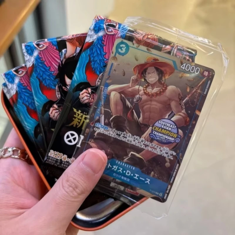 Bandai One Piece Game Cards Collection Set Op09 New Four Emperor Mini Iron Box Set Limited Edition Japanese Hobby Cards kid Toy
Bandai One Piece Game Cards Collection Set Op09 New Four Emperor Mini Iron Box Set Limited Edition Japanese Hobby Cards kid Toy
