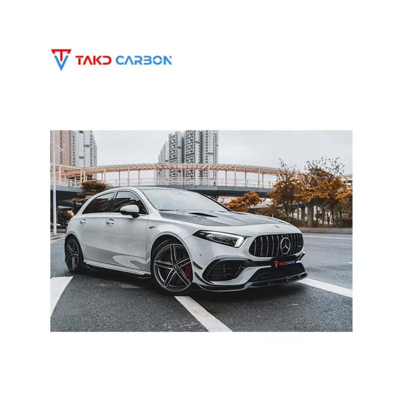 Carbon Perfect Fitment Aerodynamic Dry Carbon Fiber Front Bumper Canards universal rear spoilers For BENZ A45 W177
Carbon Perfect Fitment Aerodynamic Dry Carbon Fiber Front Bumper Canards universal rear spoilers For BENZ A45 W177