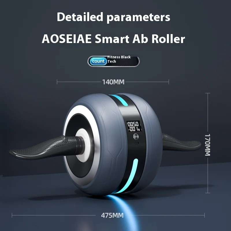 Counting Automatic Rebound Abdominal Wheel Unisex Home Core Fitness Trainer
Counting Automatic Rebound Abdominal Wheel Unisex Home Core Fitness Trainer