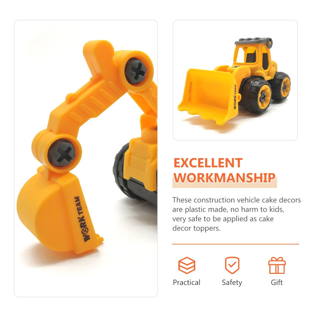 2Pcs Excavator Bulldozer Construction Cake Decorations Birthday Party Supplies for Boys Toddler Party Favor Boy 2 3 Year Old
2Pcs Excavator Bulldozer Construction Cake Decorations Birthday Party Supplies for Boys Toddler Party Favor Boy 2 3 Year Old