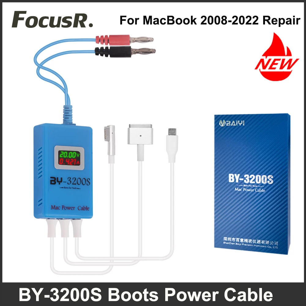 New BY-3200S Power Boot Control Line For Macbook Repair All Type-C Phone Pad Fast Charging Cable Supporting Single Board System
New BY-3200S Power Boot Control Line For Macbook Repair All Type-C Phone Pad Fast Charging Cable Supporting Single Board System