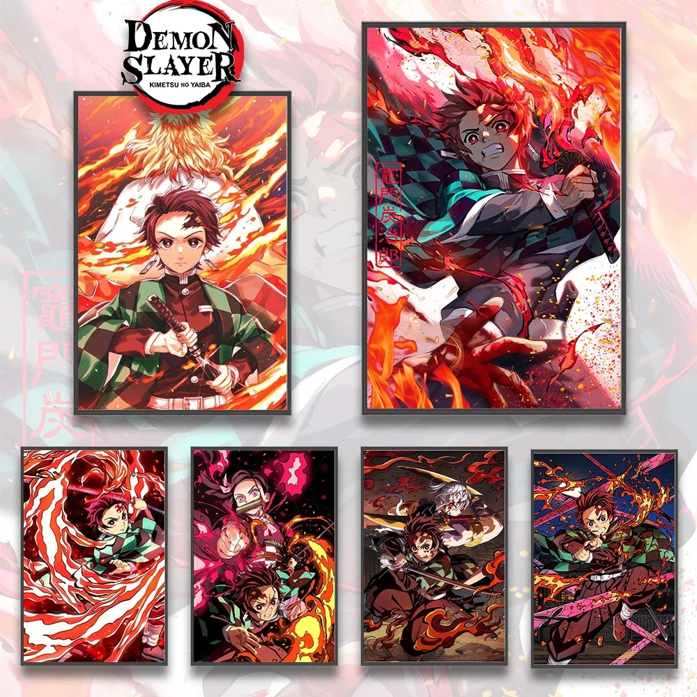 Demon Slayer Self-adhesive Anime Poster Kamado Tanjirou Hanging Painting Wall Art Room Decoration Kid Gift Nezuko Hot Japanese
Demon Slayer Self-adhesive Anime Poster Kamado Tanjirou Hanging Painting Wall Art Room Decoration Kid Gift Nezuko Hot Japanese