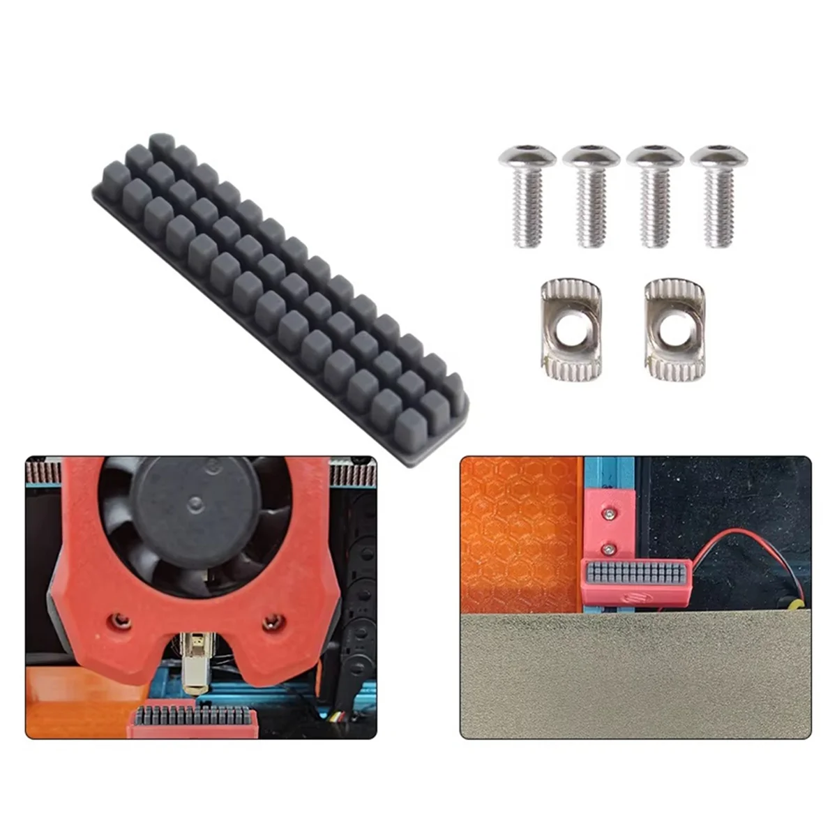 HOT!!For Voron 2.4 R2 Nozzle Silicone Brush 3D Printer Nozzle Cleaner Tool for VORON V2 3D Printer
HOT!!For Voron 2.4 R2 Nozzle Silicone Brush 3D Printer Nozzle Cleaner Tool for VORON V2 3D Printer