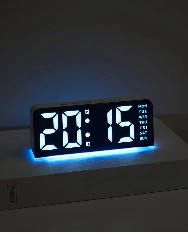 Multifunctional Alarm Clock USB Charging Large Screen Display Mirror Clock Electronic Light Emitting Diode Digital Desk Clock
Multifunctional Alarm Clock USB Charging Large Screen Display Mirror Clock Electronic Light Emitting Diode Digital Desk Clock