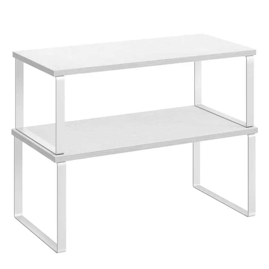 Полка-органайзер для шкафа, набор из 2-х кухонных полков, кухонное хранилище, полка для специй, штабелируемая, расширяемая, металлическая и инженерная
Полка-органайзер для шкафа, набор из 2-х кухонных полков, кухонное хранилище, полка для специй, штабелируемая, расширяемая, металлическая и инженерная